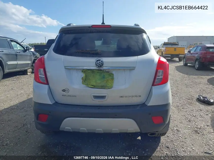 2014 BUICK ENCORE VIN KL4CJCSB1EB664422 — фото 17