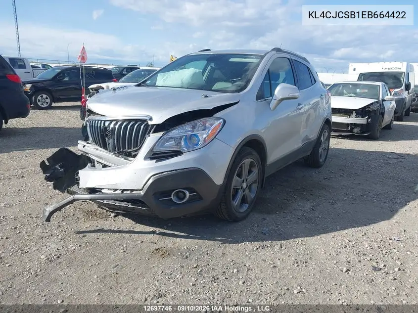 2014 BUICK ENCORE VIN KL4CJCSB1EB664422 — фото 5