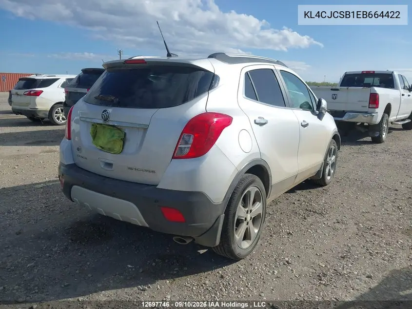 2014 BUICK ENCORE VIN KL4CJCSB1EB664422 — фото 7