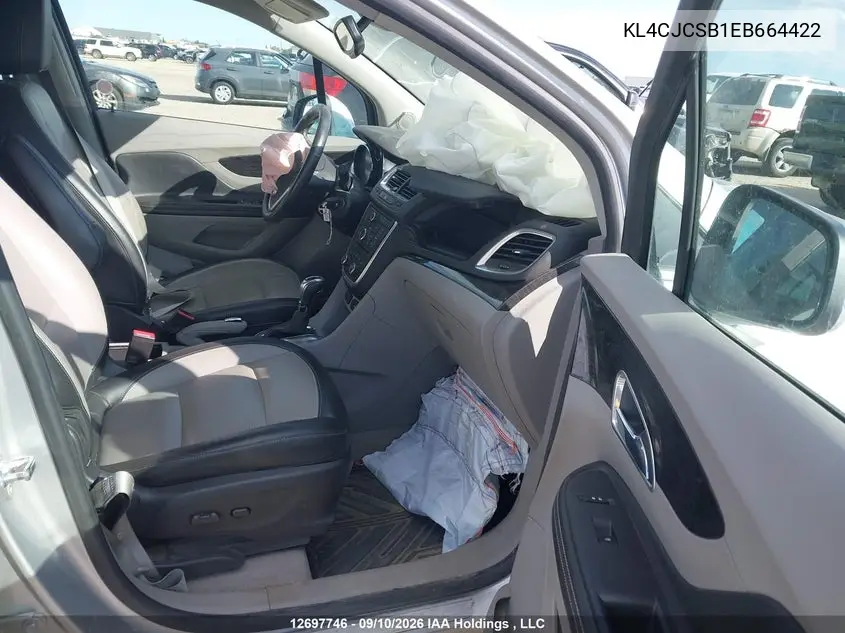 2014 BUICK ENCORE VIN KL4CJCSB1EB664422 — фото 8