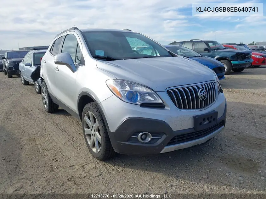 BUICK ENCORE 2014, VIN KL4CJGSB8EB640741