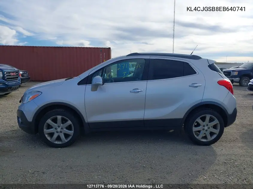 2014 BUICK ENCORE VIN KL4CJGSB8EB640741 — фото 14