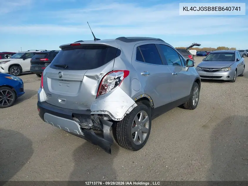 2014 BUICK ENCORE VIN KL4CJGSB8EB640741 — фото 4