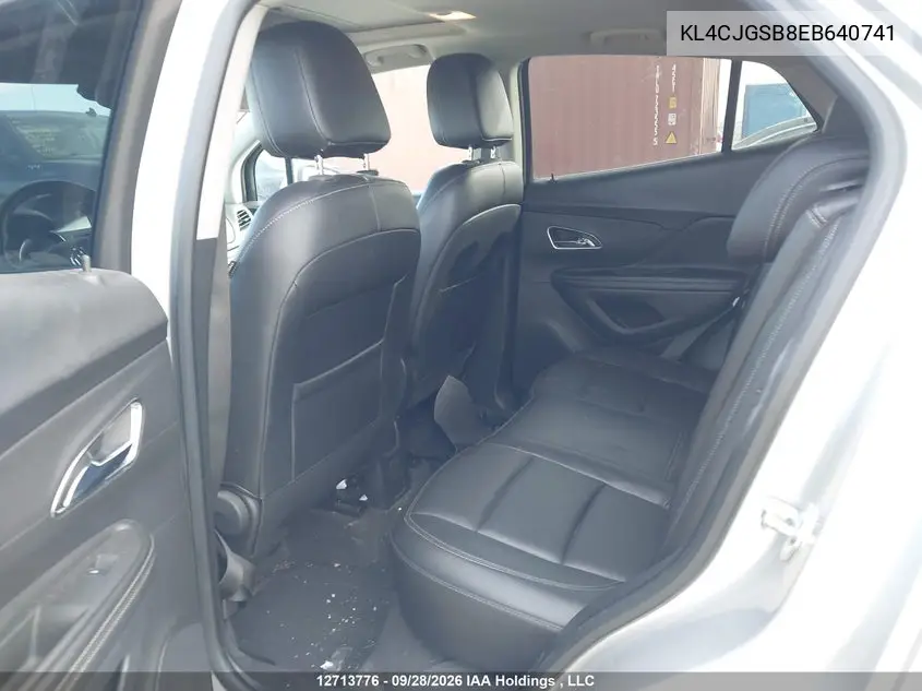 2014 BUICK ENCORE VIN KL4CJGSB8EB640741 — фото 8