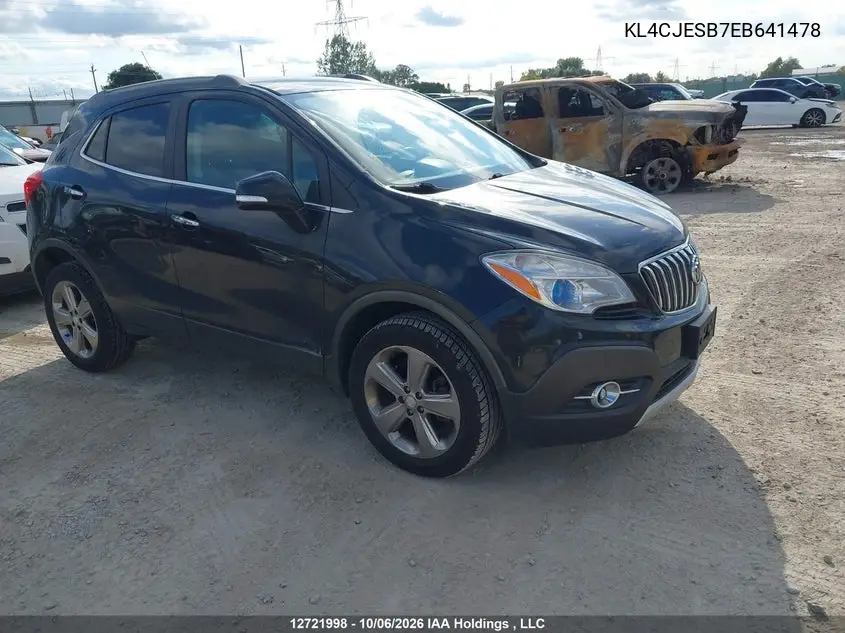 BUICK ENCORE 2014, VIN KL4CJESB7EB641478