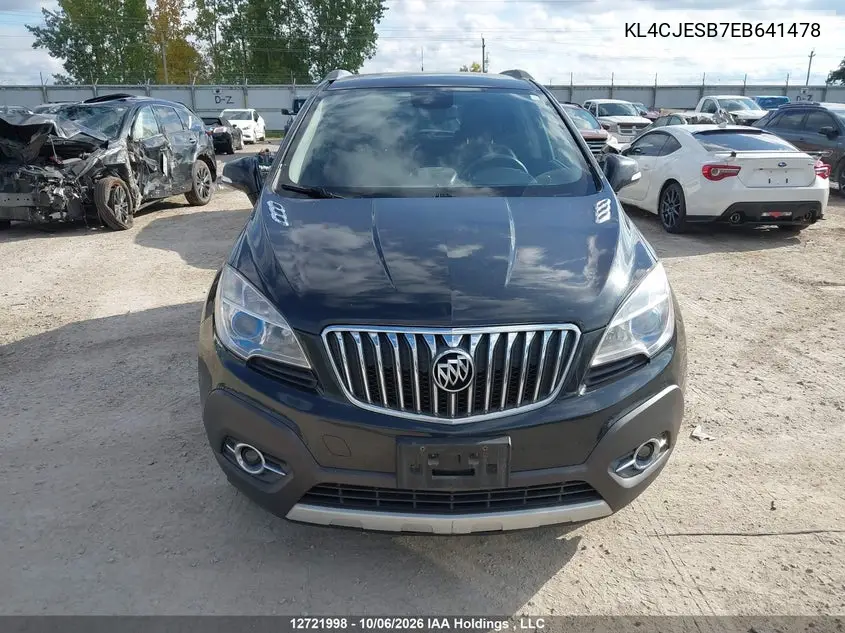 2014 BUICK ENCORE VIN KL4CJESB7EB641478 — фото 12
