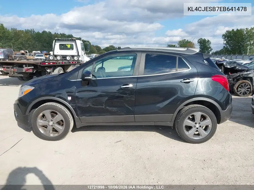 2014 BUICK ENCORE VIN KL4CJESB7EB641478 — фото 14