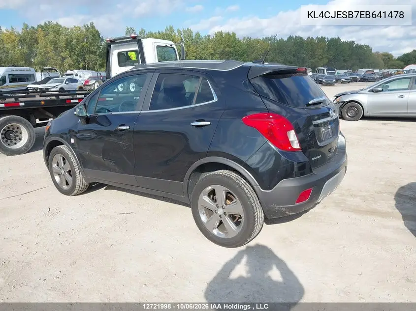2014 BUICK ENCORE VIN KL4CJESB7EB641478 — фото 3