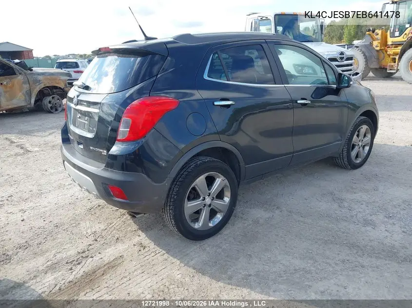 2014 BUICK ENCORE VIN KL4CJESB7EB641478 — фото 4