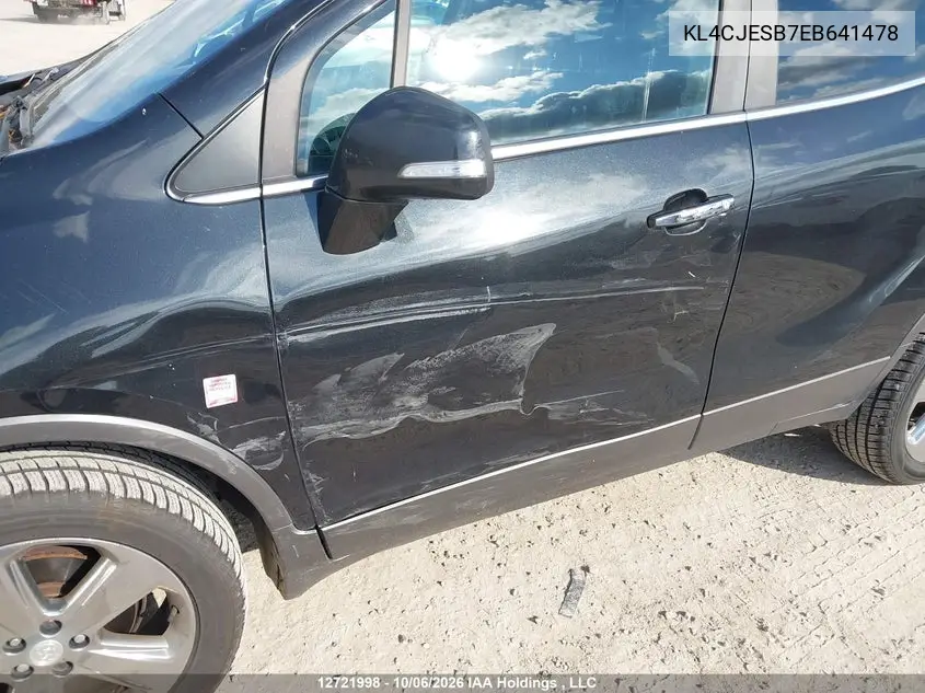 2014 BUICK ENCORE VIN KL4CJESB7EB641478 — фото 6