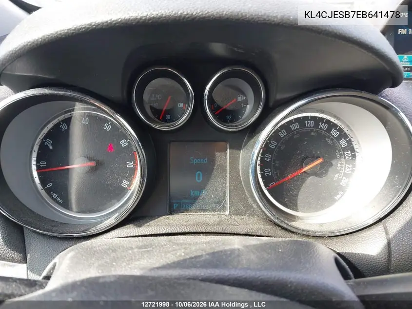 2014 BUICK ENCORE VIN KL4CJESB7EB641478 — фото 7