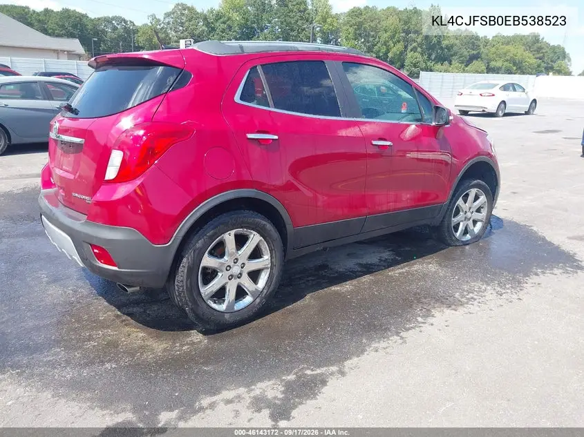 2014 BUICK ENCORE VIN KL4CJFSB0EB538523 — фото 4