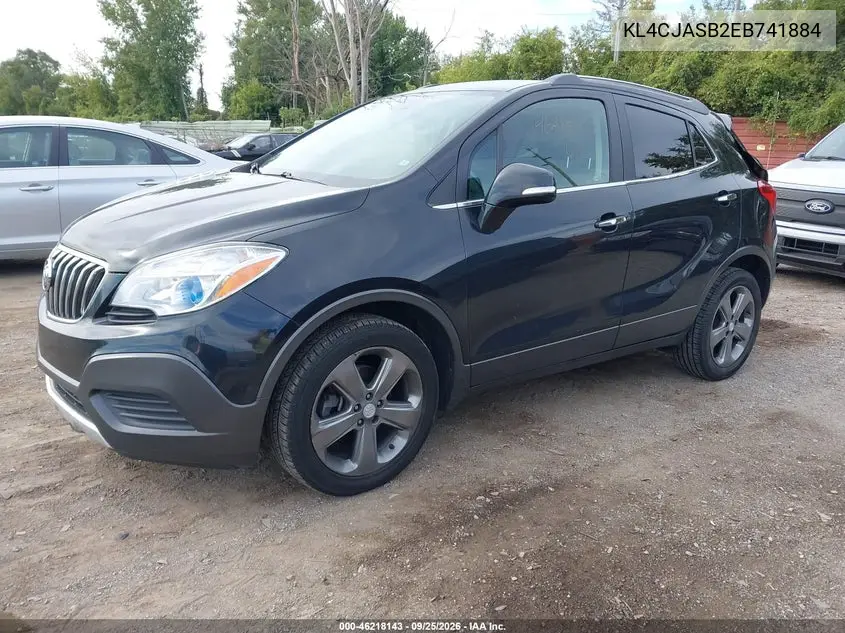 2014 BUICK ENCORE VIN KL4CJASB2EB741884 — фото 2