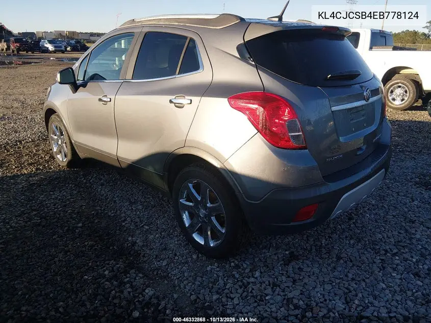 2014 BUICK ENCORE VIN KL4CJCSB4EB778124 — фото 3