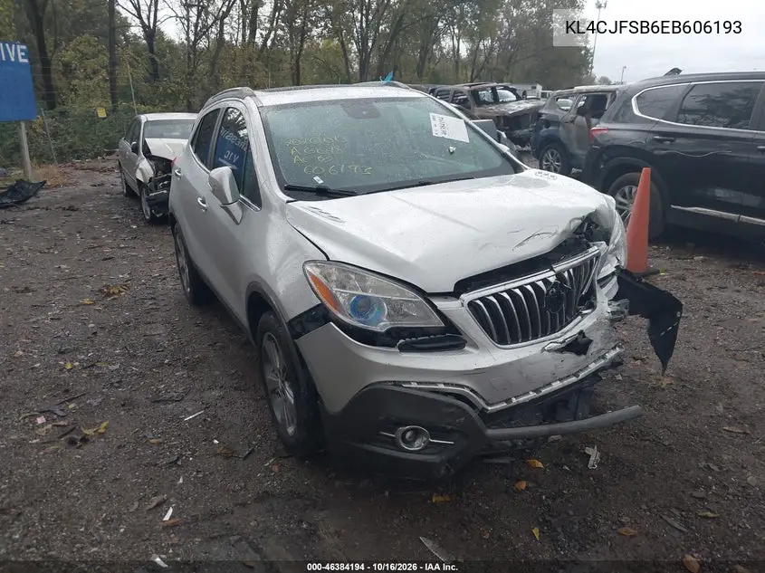 BUICK ENCORE 2014, VIN KL4CJFSB6EB606193