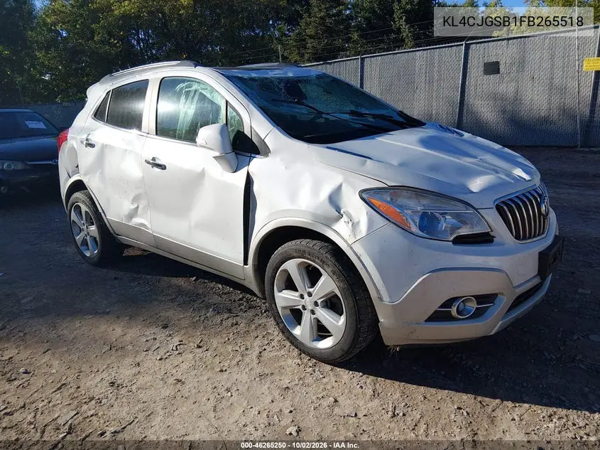 BUICK ENCORE 2015, VIN KL4CJGSB1FB265518