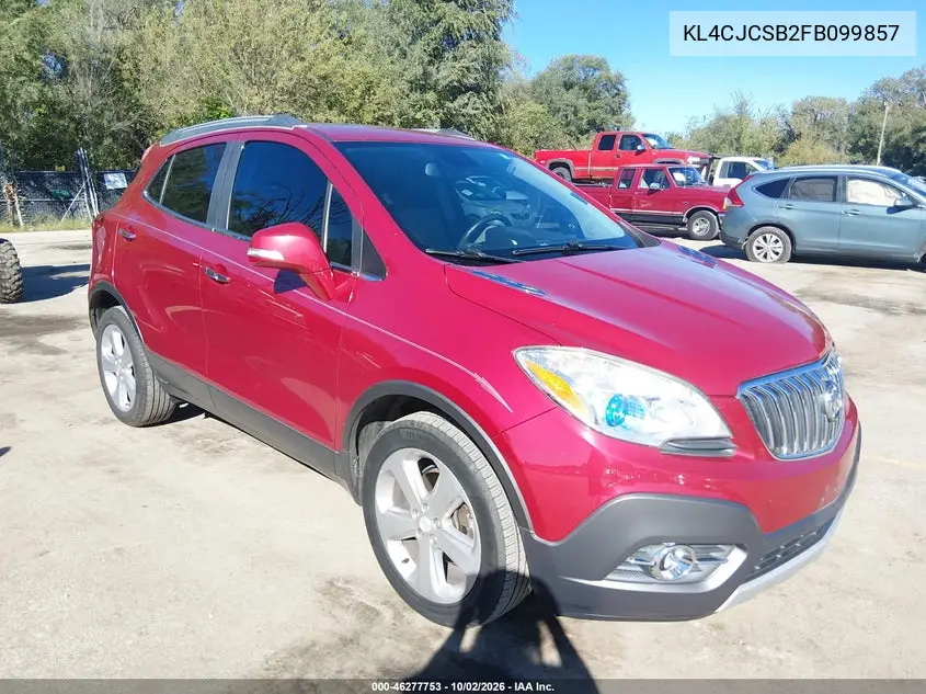 BUICK ENCORE 2015, VIN KL4CJCSB2FB099857