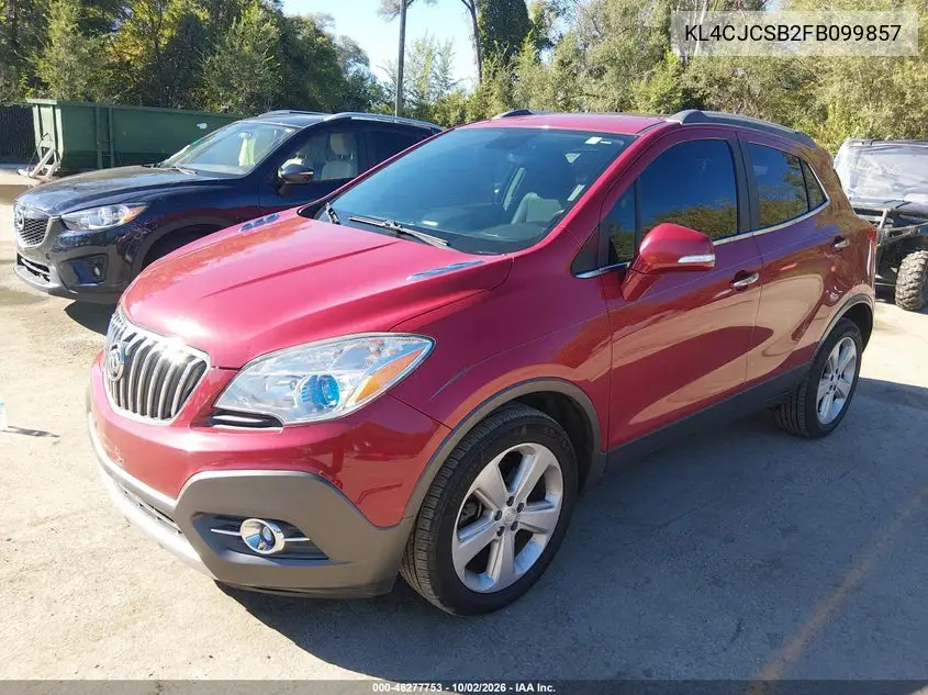 2015 BUICK ENCORE VIN KL4CJCSB2FB099857 — фото 2