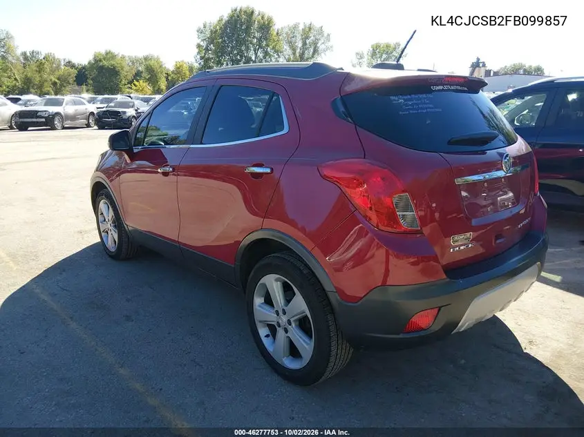 2015 BUICK ENCORE VIN KL4CJCSB2FB099857 — фото 3