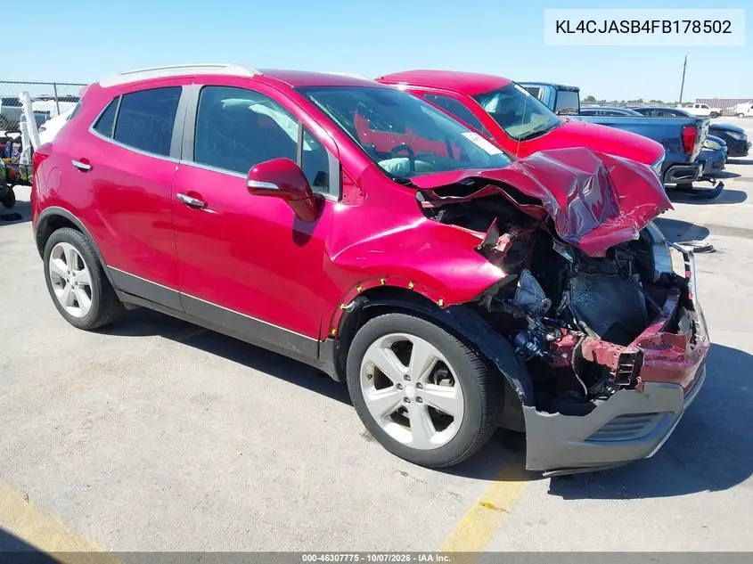 BUICK ENCORE 2015, VIN KL4CJASB4FB178502