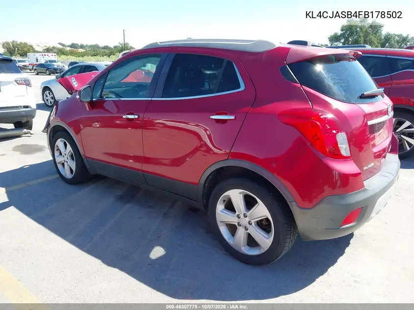 2015 BUICK ENCORE VIN KL4CJASB4FB178502 — фото 3