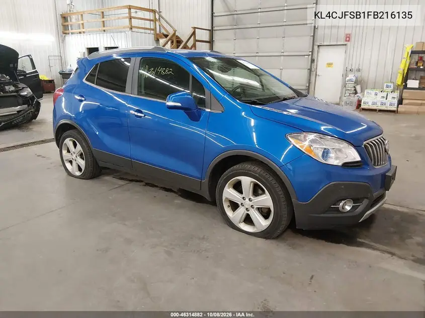 BUICK ENCORE 2015, VIN KL4CJFSB1FB216135