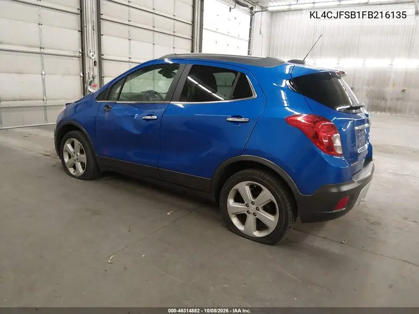 2015 BUICK ENCORE VIN KL4CJFSB1FB216135 — фото 3