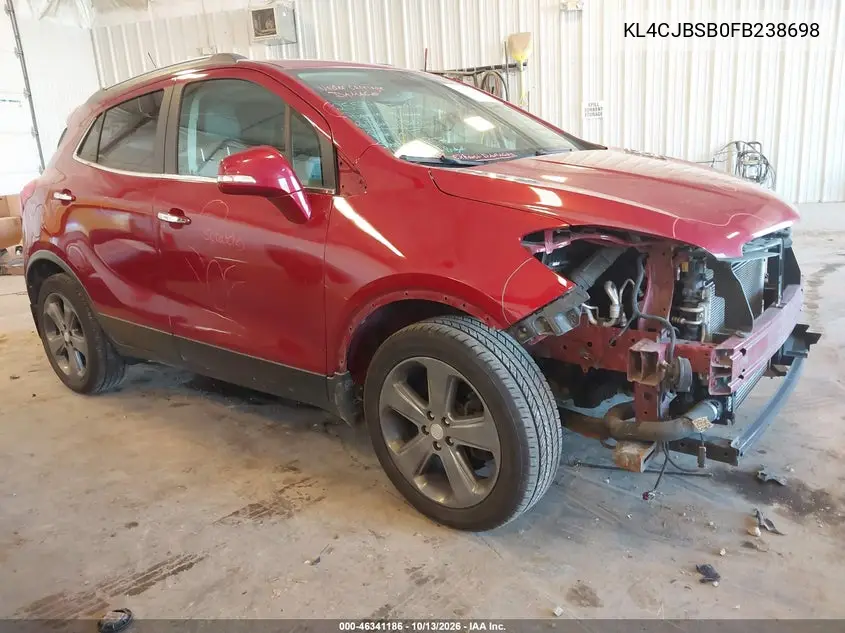 BUICK ENCORE 2015, VIN KL4CJBSB0FB238698