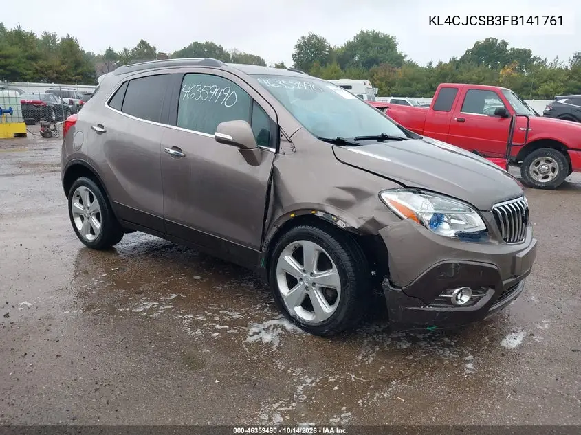 BUICK ENCORE 2015, VIN KL4CJCSB3FB141761