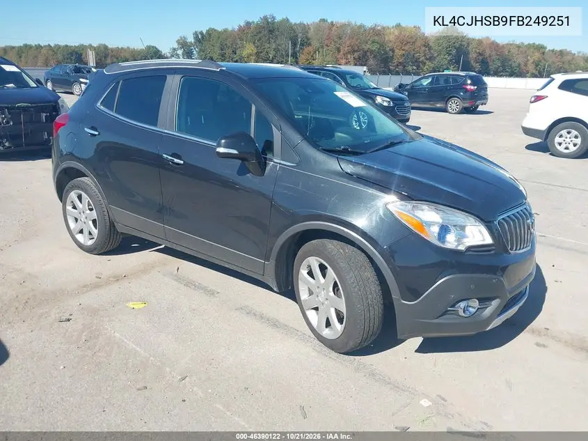 BUICK ENCORE 2015, VIN KL4CJHSB9FB249251
