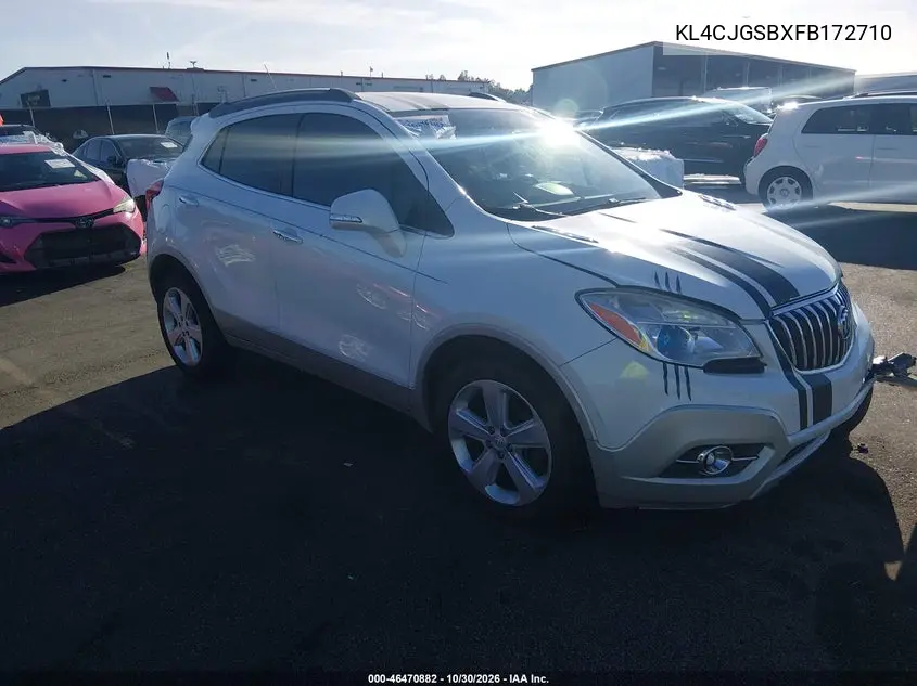 BUICK ENCORE 2015, VIN KL4CJGSBXFB172710