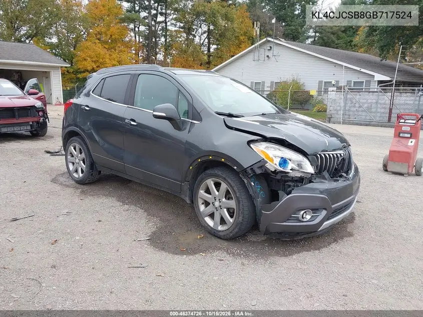 BUICK ENCORE 2016, VIN KL4CJCSB8GB717524