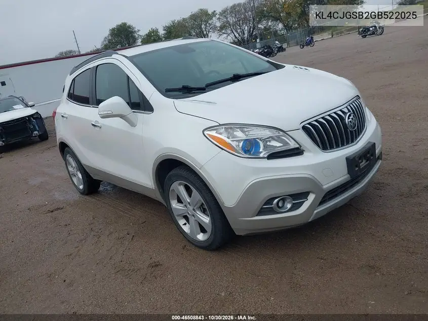 BUICK ENCORE 2016, VIN KL4CJGSB2GB522025