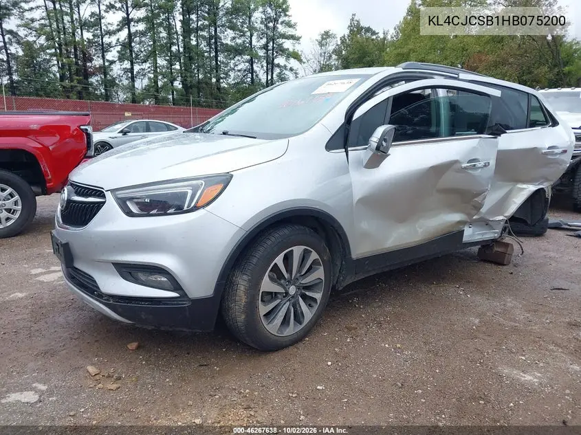 2017 BUICK ENCORE VIN KL4CJCSB1HB075200 — фото 2