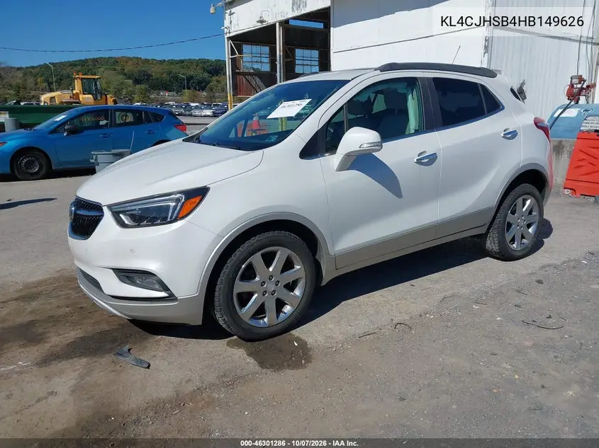 BUICK ENCORE 2017, VIN KL4CJHSB4HB149626