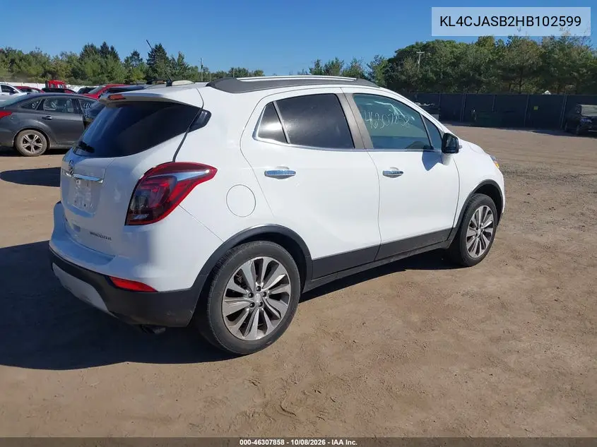 2017 BUICK ENCORE VIN KL4CJASB2HB102599 — фото 4