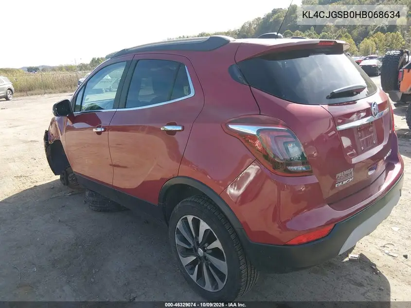 2017 BUICK ENCORE VIN KL4CJGSB0HB068634 — фото 3