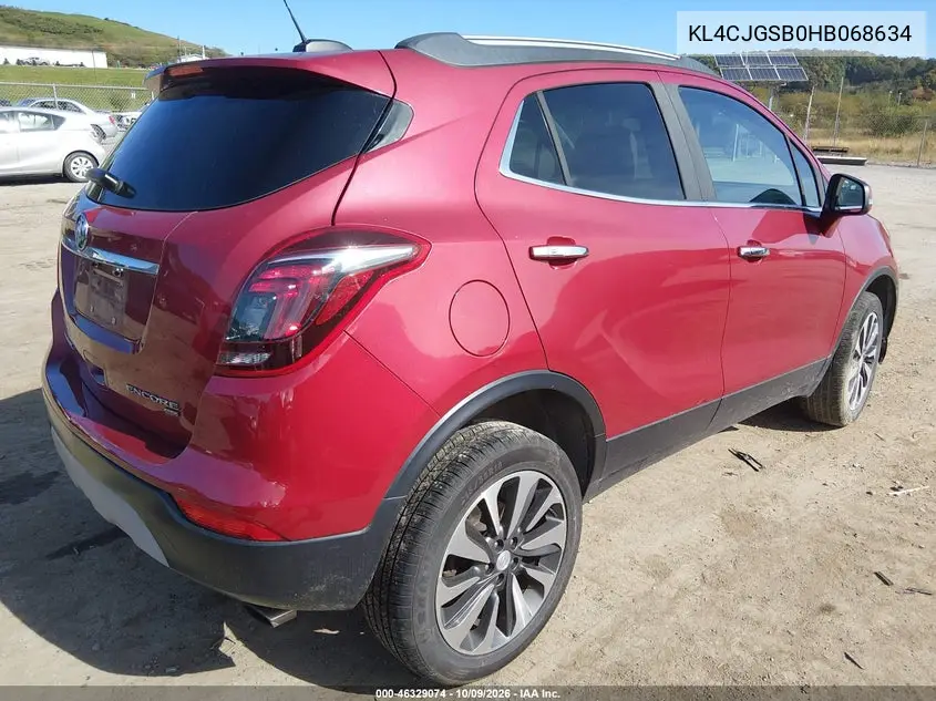 2017 BUICK ENCORE VIN KL4CJGSB0HB068634 — фото 4
