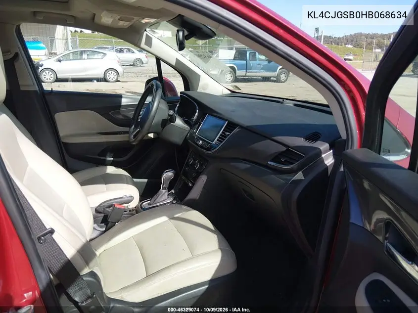 2017 BUICK ENCORE VIN KL4CJGSB0HB068634 — фото 5