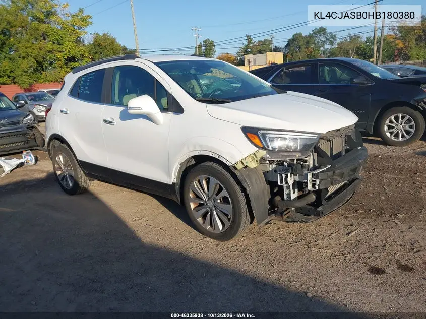 BUICK ENCORE 2017, VIN KL4CJASB0HB180380