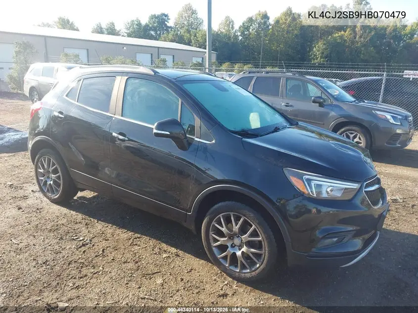 BUICK ENCORE 2017, VIN KL4CJ2SB9HB070479