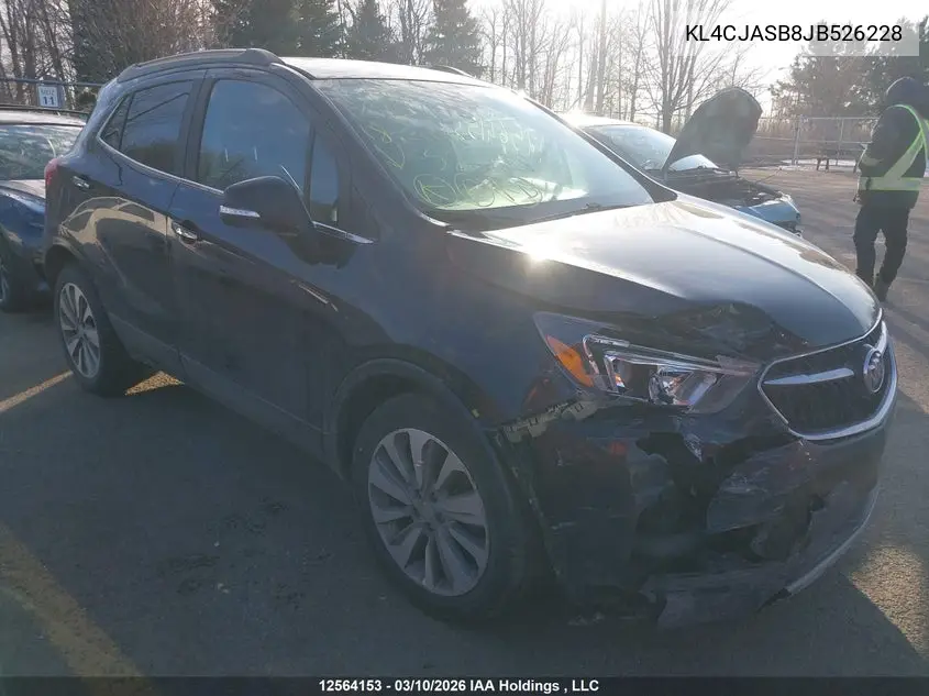 BUICK ENCORE 2018, VIN KL4CJASB8JB526228