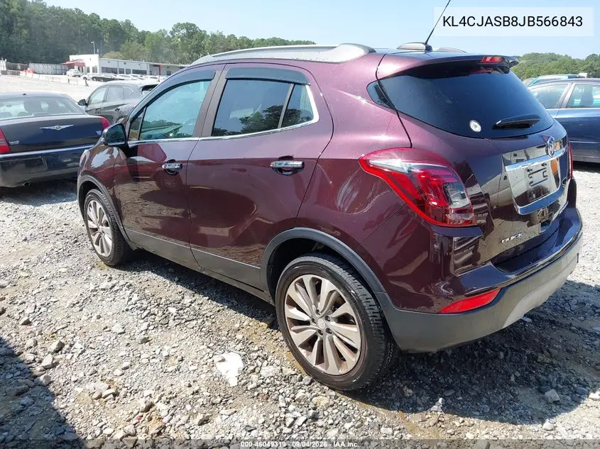 2018 BUICK ENCORE VIN KL4CJASB8JB566843 — фото 3