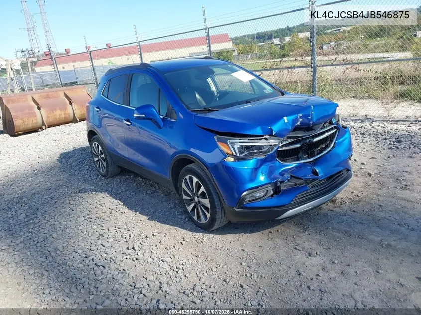BUICK ENCORE 2018, VIN KL4CJCSB4JB546875