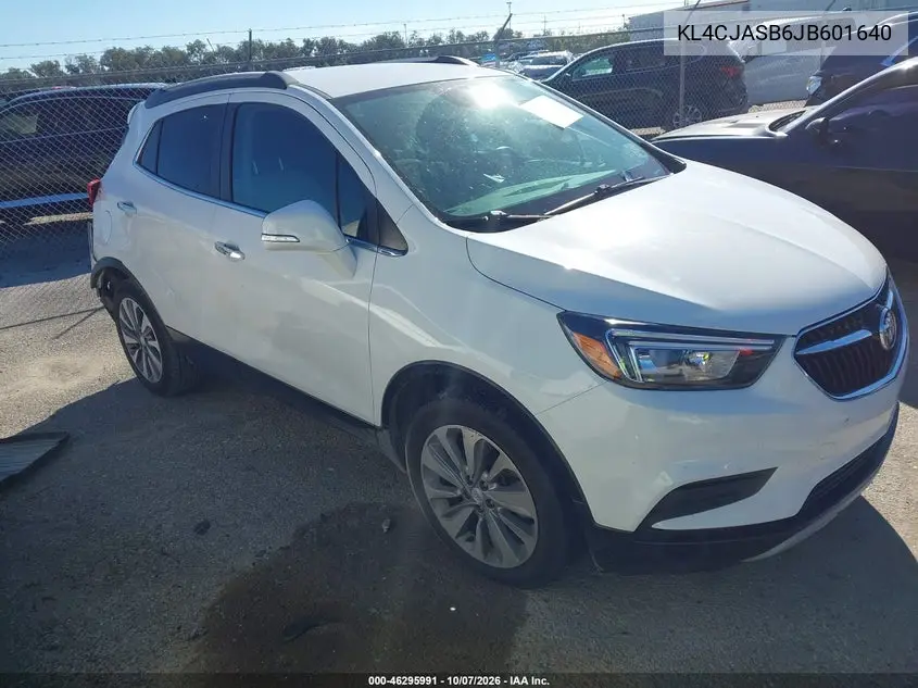 BUICK ENCORE 2018, VIN KL4CJASB6JB601640