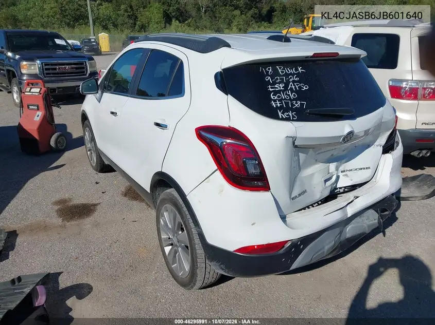2018 BUICK ENCORE VIN KL4CJASB6JB601640 — фото 3