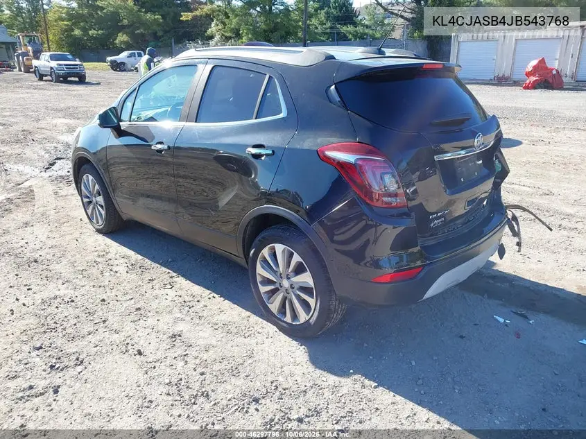 2018 BUICK ENCORE VIN KL4CJASB4JB543768 — фото 3