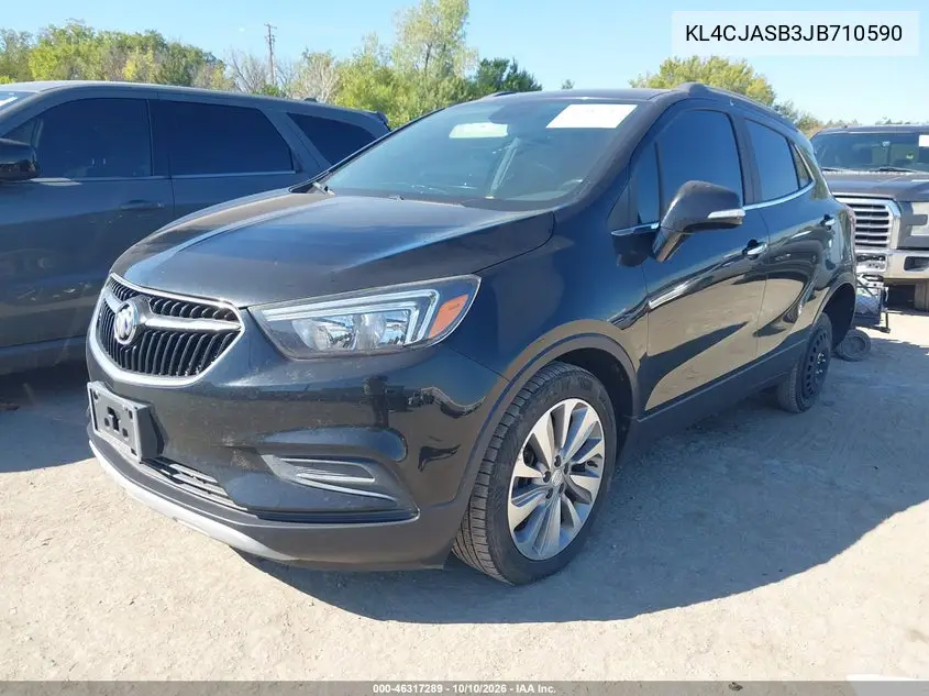2018 BUICK ENCORE VIN KL4CJASB3JB710590 — фото 2