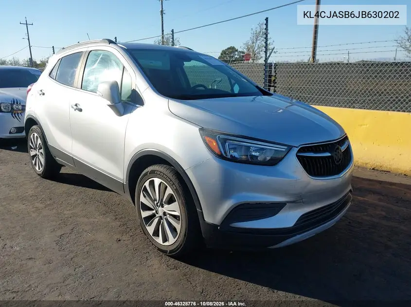 BUICK ENCORE 2018, VIN KL4CJASB6JB630202