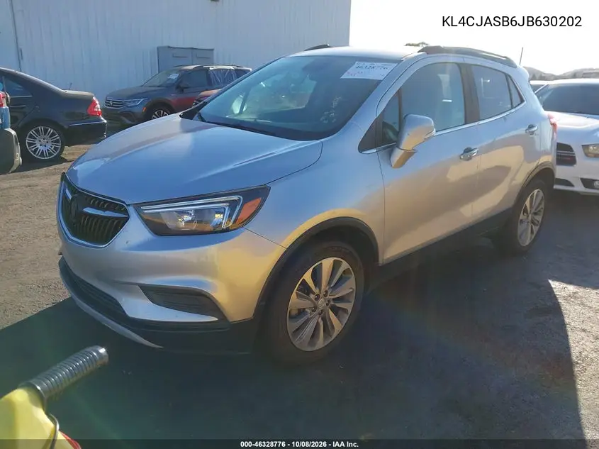 2018 BUICK ENCORE VIN KL4CJASB6JB630202 — фото 2